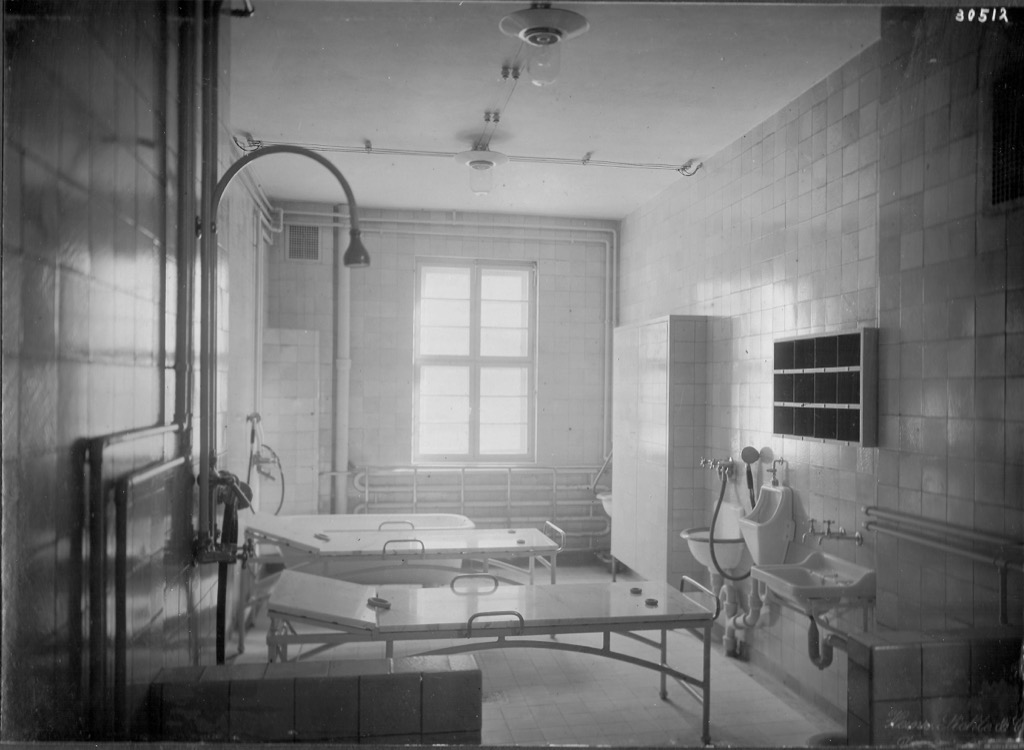 Massageraum – Historische Aufnahme