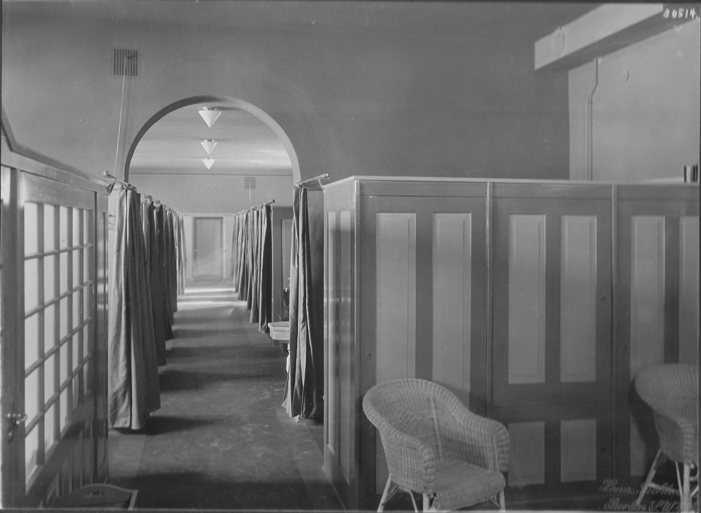 Ruheräume – Historische Aufnahme