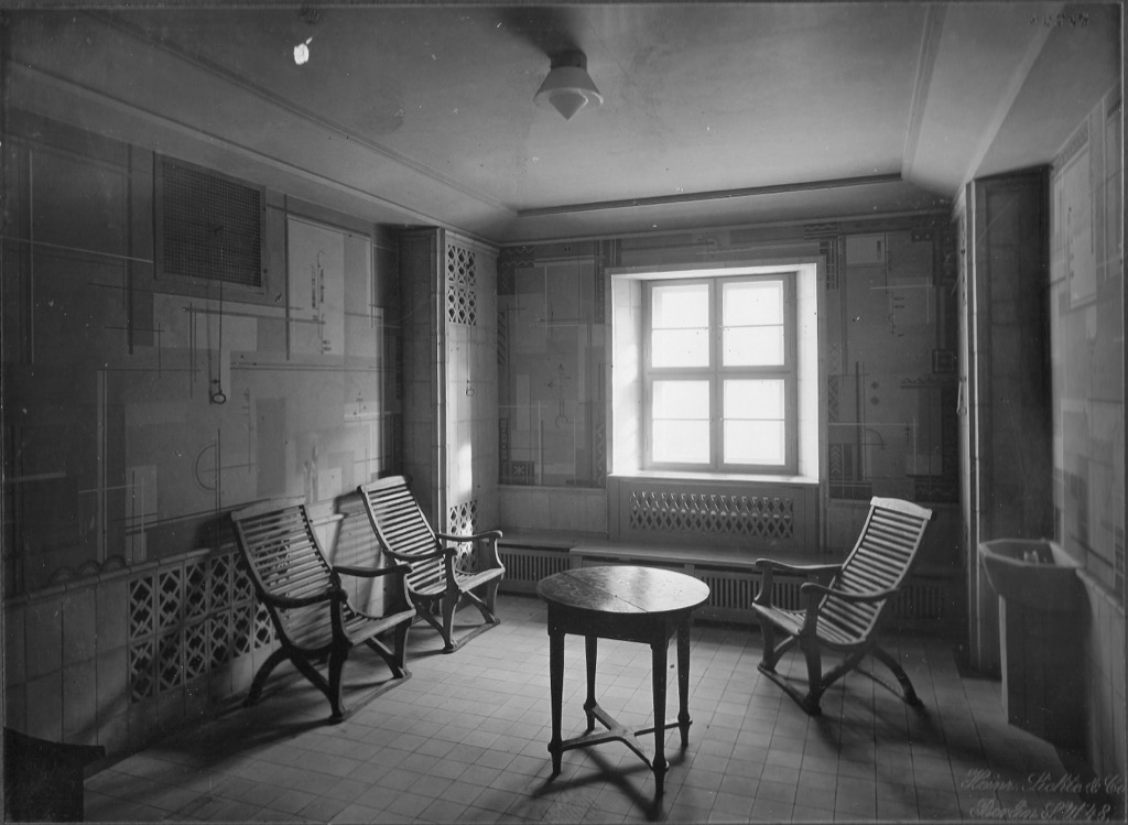 Warmluftsauna – Historische Aufnahme